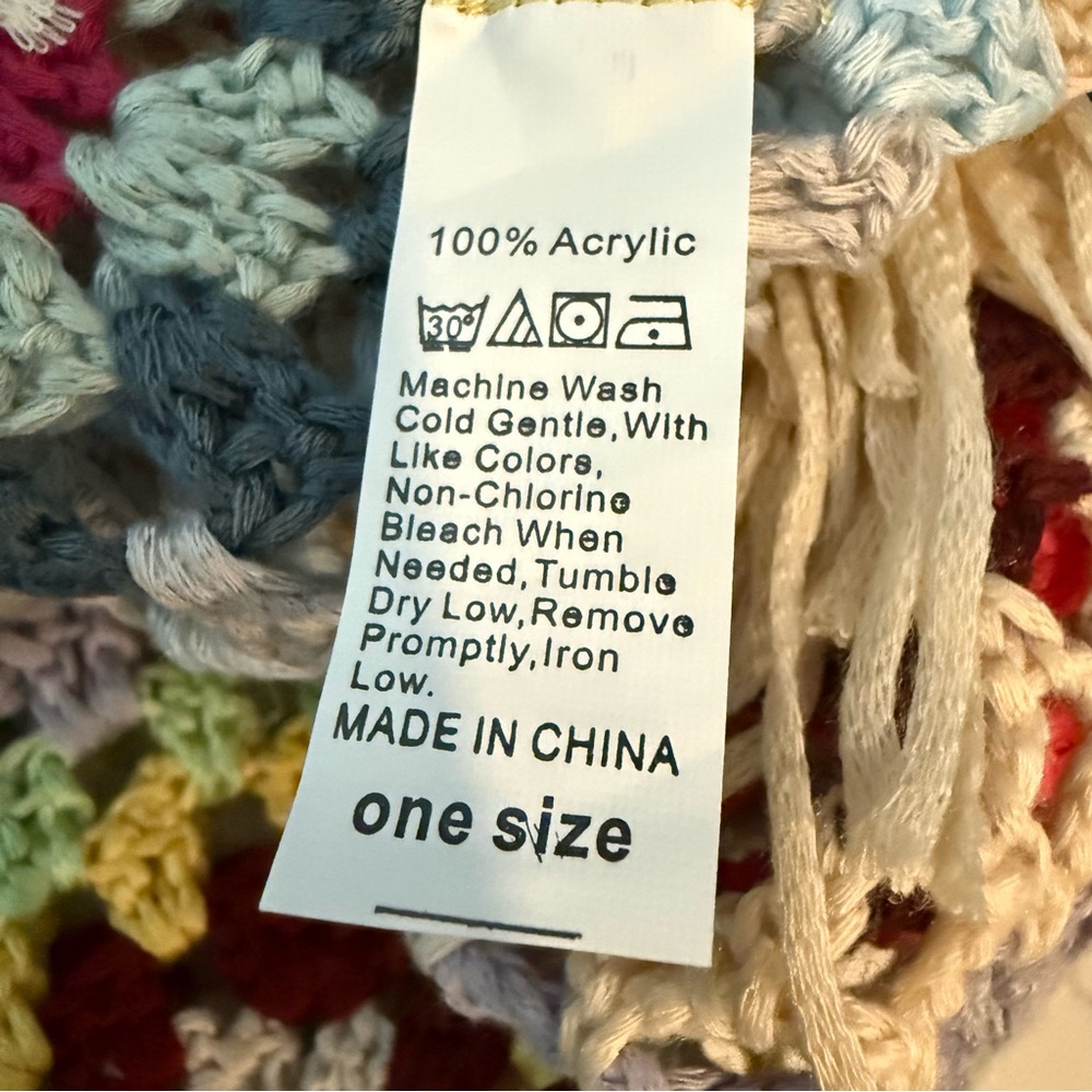 Boho Granny Square Crochet Tank - Picture 4 of 4